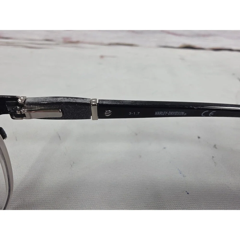 Harley-Davidson HD0538 002 Black Cat Eye Eyeglasses Frames Women 55-16-140